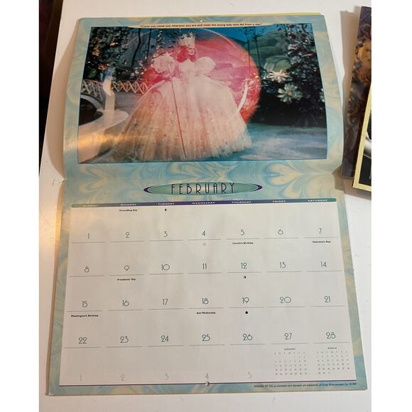 Wizard Of Oz Collectibles Lot of 5 Calenders, Holiday Catalog, Memorabilia - Picture 9 of 9